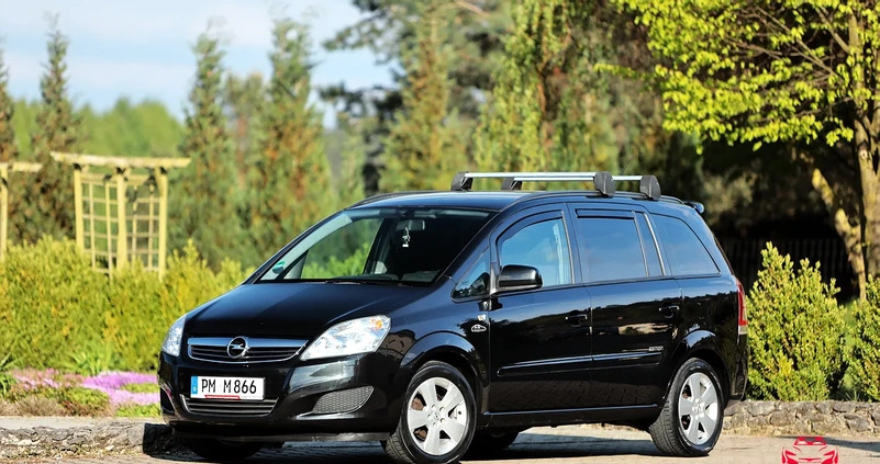 Opel Zafira cena 23999 przebieg: 186000, rok produkcji 2012 z Pińczów małe 704